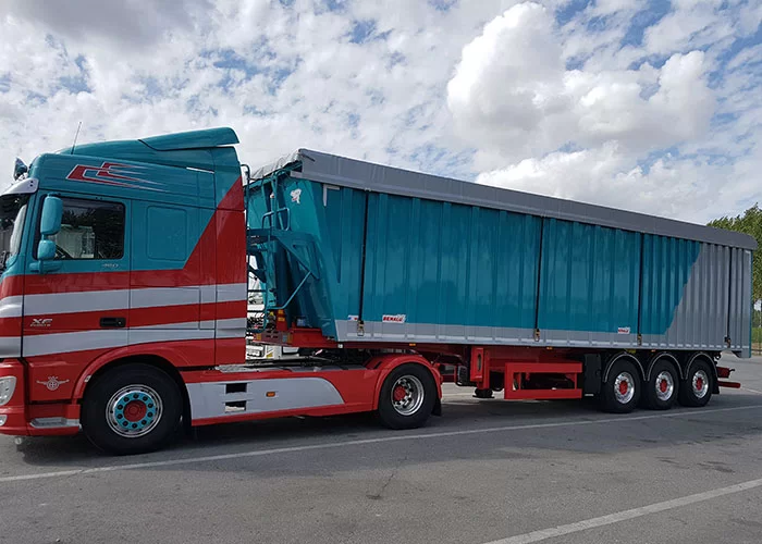 transport benne grand volume